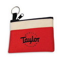 2 Tone Coin Purse w/ Key Ring